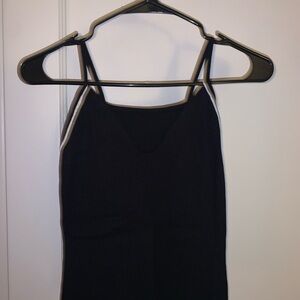 SHEIN Women’s Black Ribbed Knit Tops 3 PACK size large